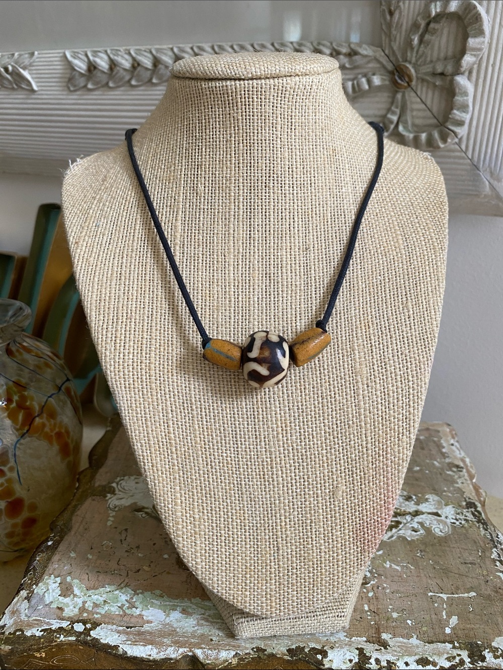Artisan Made Tribal-style Necklace and Earrings